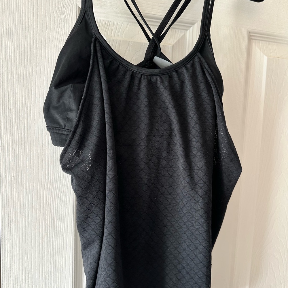 Black Strappy Tank Top